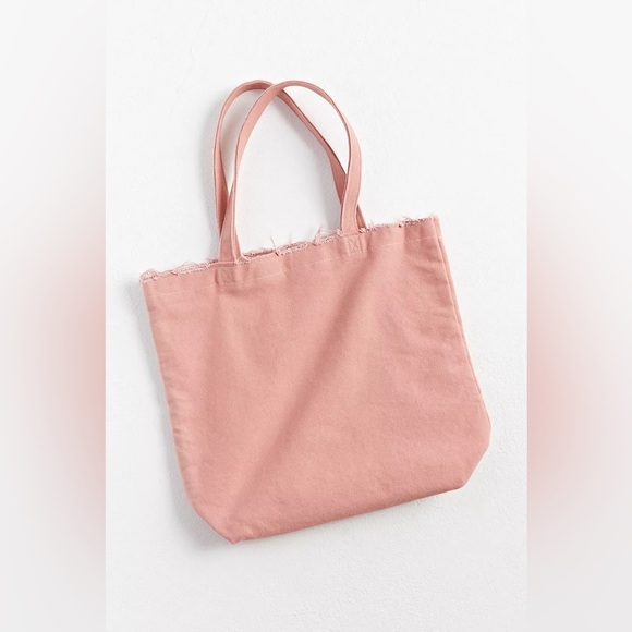 New🌟UO Smile Patch Distressed Canvas Tote Bag - Picture 3 of 5